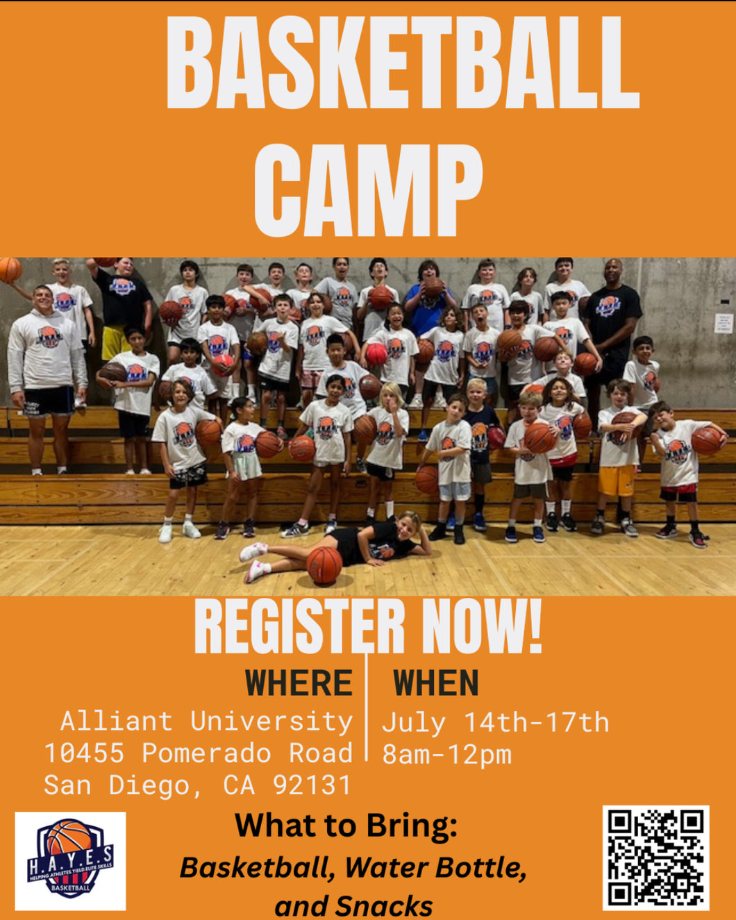 HAYES Academy- SUMMER BASKETBALL CAMP
